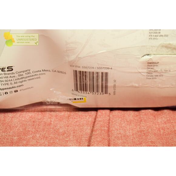 Type S Jumbo Fashion Reversible Spring Shade Blue/Silver 68x32" - Picture 6 of 6